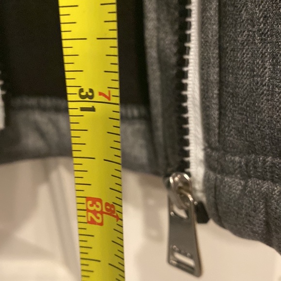 BEBE - tunic jacket: grey lined utility l/s hooded flared w pockets & logos - XL - Picture 7 of 16